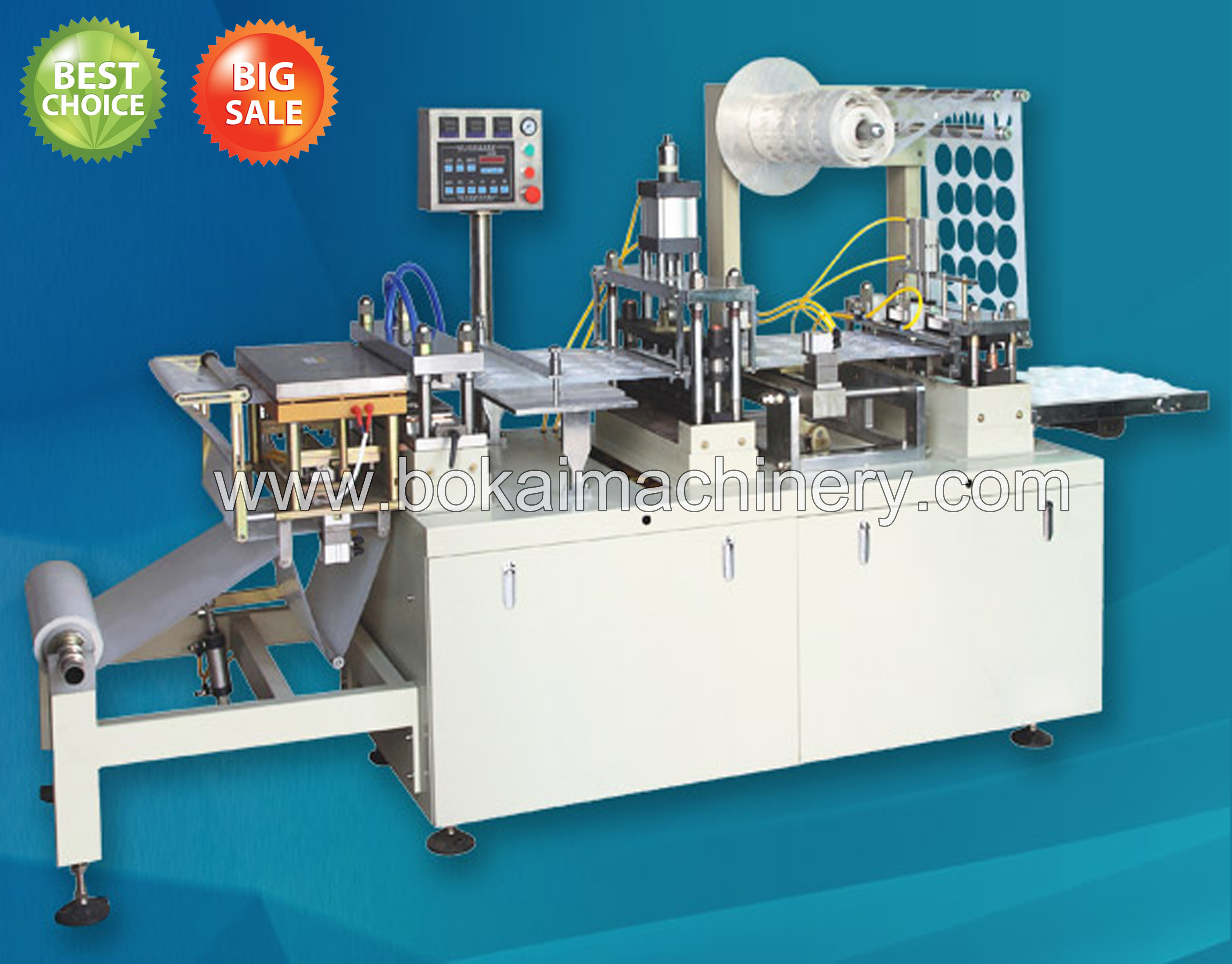 DP-420F Plastic Lid Thermoforming Machine